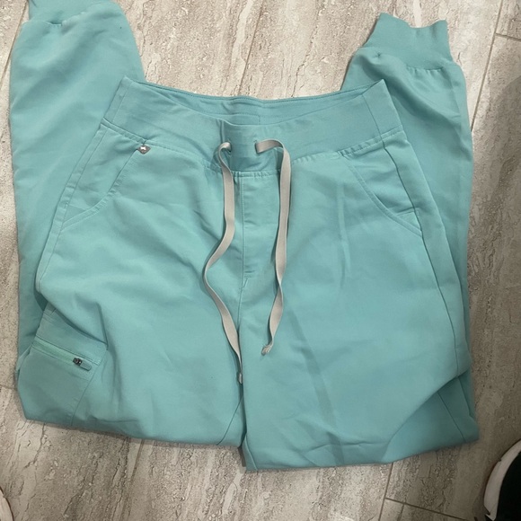 Figs Pants - Figs  Wome’s Light Blue Jogger Pants